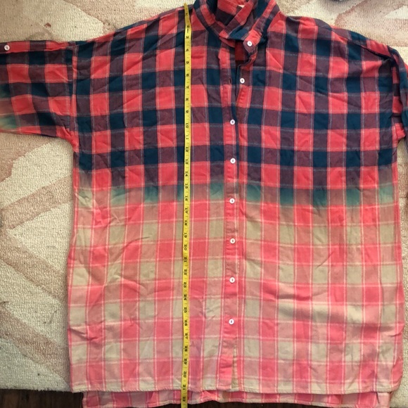 NWOT Ombré Boyfriend Flannel - Picture 4 of 5